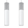 https://design-led.fr/ Lampe pendante BORGIO 2L béton blanc 2xGU10 94,50&nbsp;€ 94,50&nbsp;€ SL.0648
