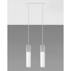 https://design-led.fr/ Lampe pendante BORGIO 2L béton blanc 2xGU10 94,50&nbsp;€ 94,50&nbsp;€ SL.0648
