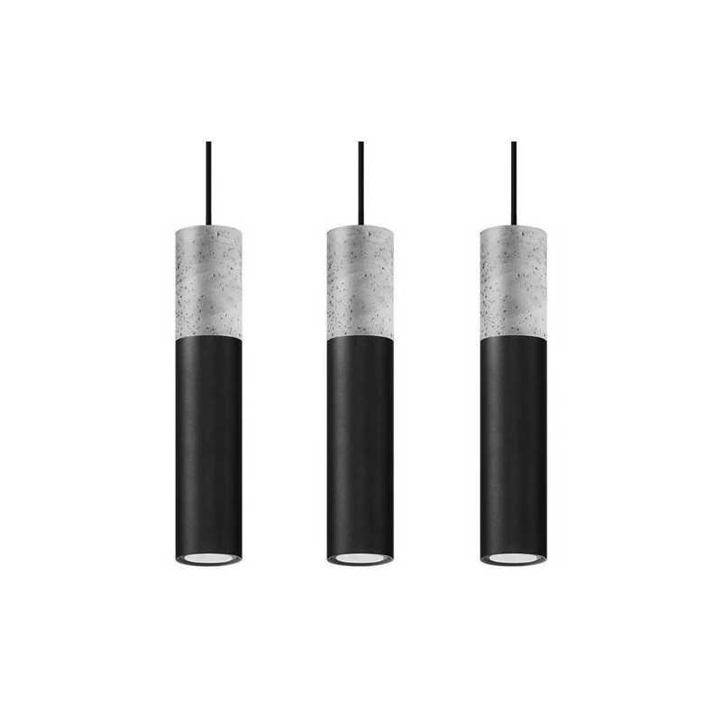 https://design-led.fr/ Lampe pendante BORGIO 3L béton noir 3xGU10 137,30&nbsp;€ 137,30&nbsp;€ SL.0652