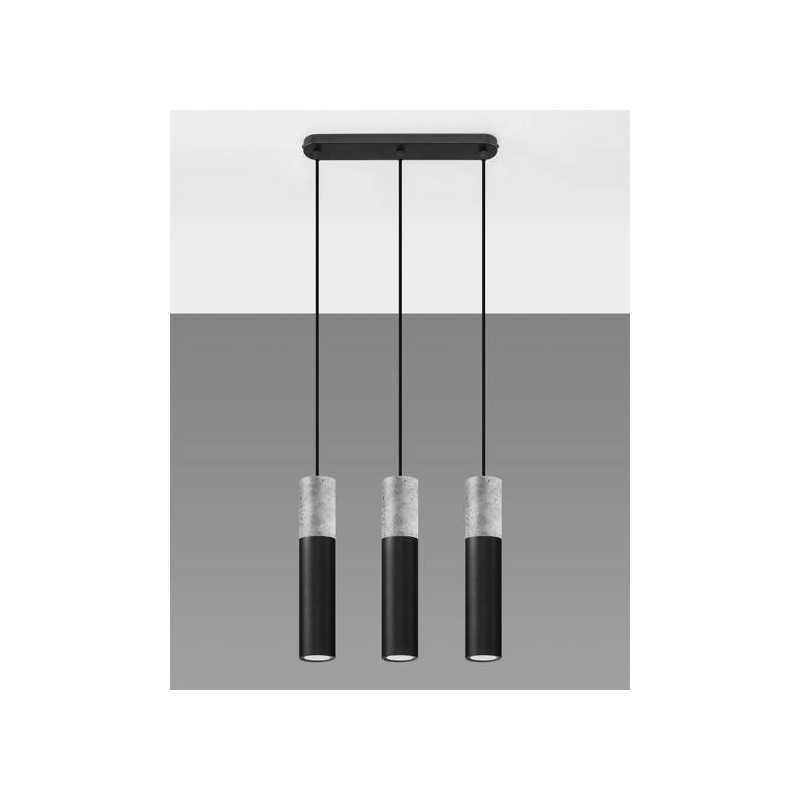 https://design-led.fr/ Lampe pendante BORGIO 3L béton noir 3xGU10 137,30&nbsp;€ 137,30&nbsp;€ SL.0652