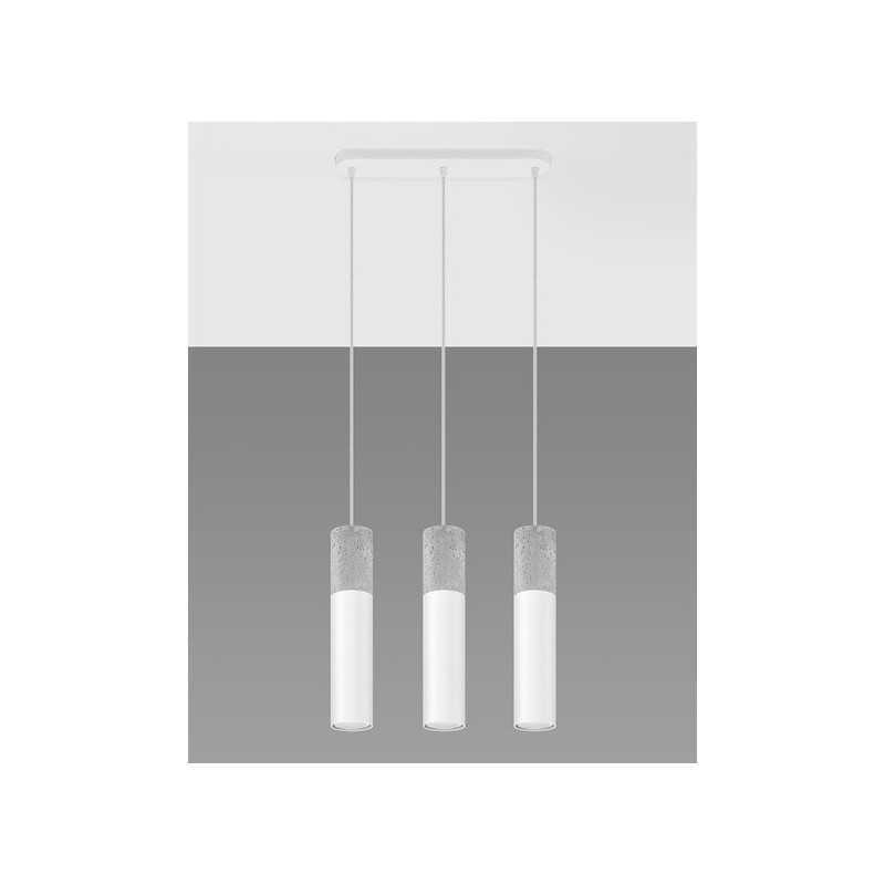 https://design-led.fr/ Lampe pendante BORGIO 3L béton blanc 3xGU10 137,30&nbsp;€ 137,30&nbsp;€ SL.0649