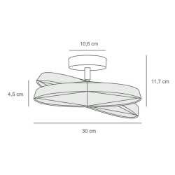 https://design-led.fr/ Kaito Pro 30 Plafonnier Noir 18W 3000k dimmable 199,95&nbsp;€ 199,95&nbsp;€ 2320546003