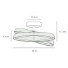 https://design-led.fr/ Kaito Pro 30 Plafonnier Noir 18W 3000k dimmable 199,95&nbsp;€ 199,95&nbsp;€ 2320546003