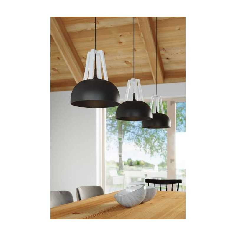 https://design-led.fr/ Lampe pendante CASCO noir/blanc E27 73,80&nbsp;€ 73,80&nbsp;€ SL.0389