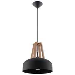 https://design-led.fr/ Lampe pendante CASCO noir/bois naturel E27 73,80&nbsp;€ 73,80&nbsp;€ SL.0390