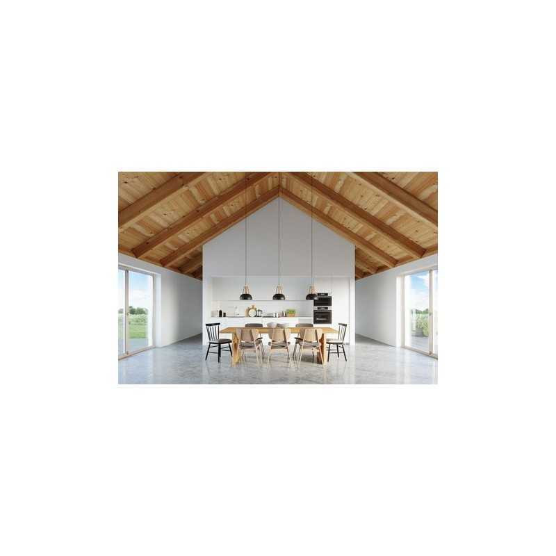https://design-led.fr/ Lampe pendante CASCO noir/bois naturel E27 73,80&nbsp;€ 73,80&nbsp;€ SL.0390