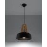 https://design-led.fr/ Lampe pendante CASCO noir/bois naturel E27 73,80&nbsp;€ 73,80&nbsp;€ SL.0390