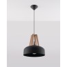https://design-led.fr/ Lampe pendante CASCO noir/bois naturel E27 73,80&nbsp;€ 73,80&nbsp;€ SL.0390