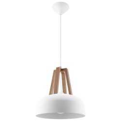 https://design-led.fr/ Lampe pendante CASCO blanc/bois naturel E27 73,80&nbsp;€ 73,80&nbsp;€ SL.0388