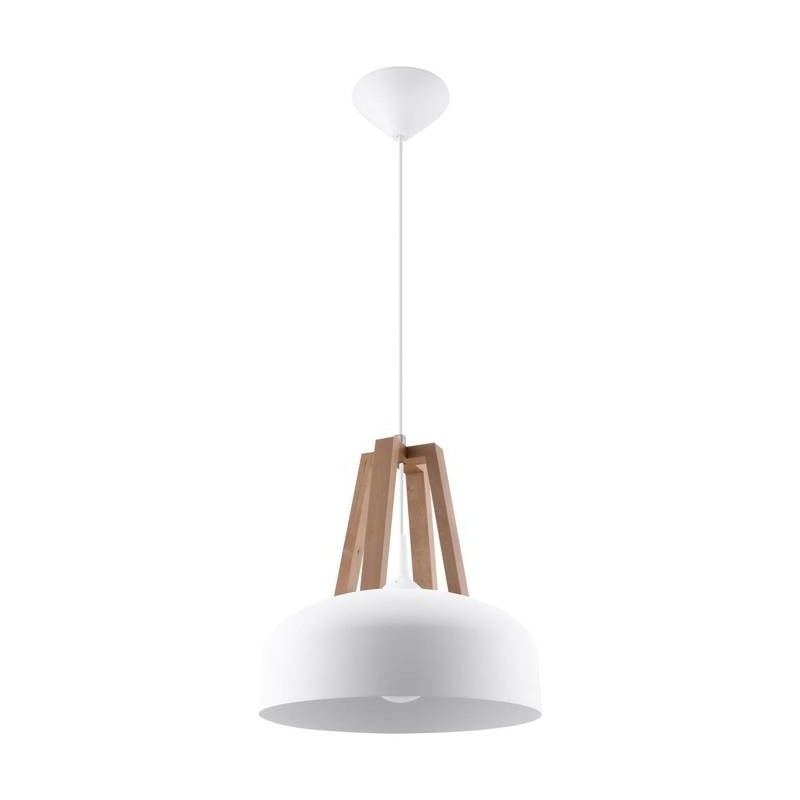 https://design-led.fr/ Lampe pendante CASCO blanc/bois naturel E27 73,80&nbsp;€ 73,80&nbsp;€ SL.0388