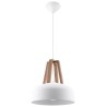 https://design-led.fr/ Lampe pendante CASCO blanc/bois naturel E27 73,80&nbsp;€ 73,80&nbsp;€ SL.0388
