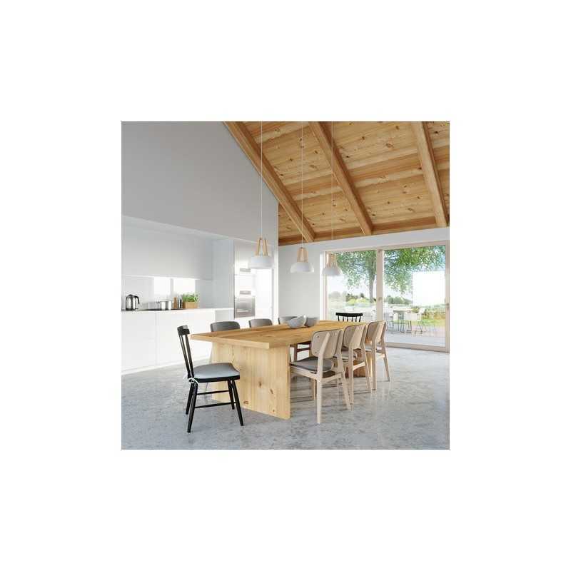https://design-led.fr/ Lampe pendante CASCO blanc/bois naturel E27 73,80&nbsp;€ 73,80&nbsp;€ SL.0388