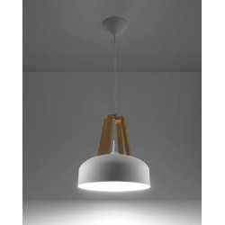 https://design-led.fr/ Lampe pendante CASCO blanc/bois naturel E27 73,80&nbsp;€ 73,80&nbsp;€ SL.0388