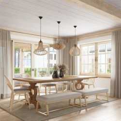 https://design-led.fr/ Lampe suspendue APRILLA bois E27 106,80&nbsp;€ 106,80&nbsp;€ SL.0639
