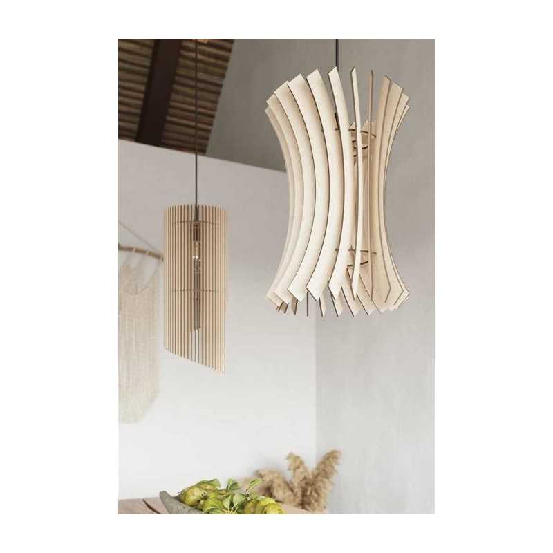 https://design-led.fr/ Lampe pendante ALEXIA en bois E27 109,20&nbsp;€ 109,20&nbsp;€ SL.0640
