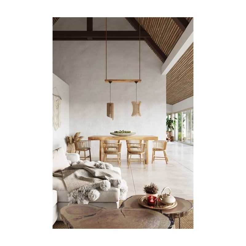 https://design-led.fr/ Lampe pendante ORIANA en bois E27 94,80&nbsp;€ 94,80&nbsp;€ SL.0642