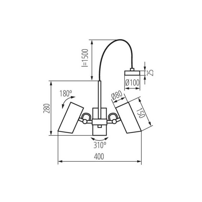 https://design-led.fr/ Luminaire suspendu AGZAR 3xE14 Noir 106,10&nbsp;€ 106,10&nbsp;€ 36252