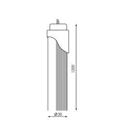 https://design-led.fr/ Tube Led T8 1200 mm Ekran 17W Bleu P/N même coté 14,30&nbsp;€ 14,30&nbsp;€ LM1054