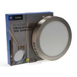 https://design-led.fr/ Plafonnier Led Circulaire Série Slim Nickel 20W Cct 22,40&nbsp;€ 22,40&nbsp;€ LM5543