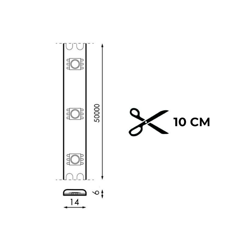 https://design-led.fr/ Ruban led 230v 2835 Como 12W/m ip65 3000k vendu au ml 5,40&nbsp;€ 5,40&nbsp;€ LM2353-1ML