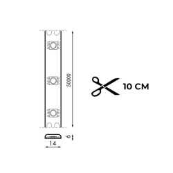 https://design-led.fr/ Ruban de Led 220V Ac Smd2835 Como 12W/m Ip65 6000K- vendu au ml 5,40&nbsp;€ 5,40&nbsp;€ LM2351-1ML