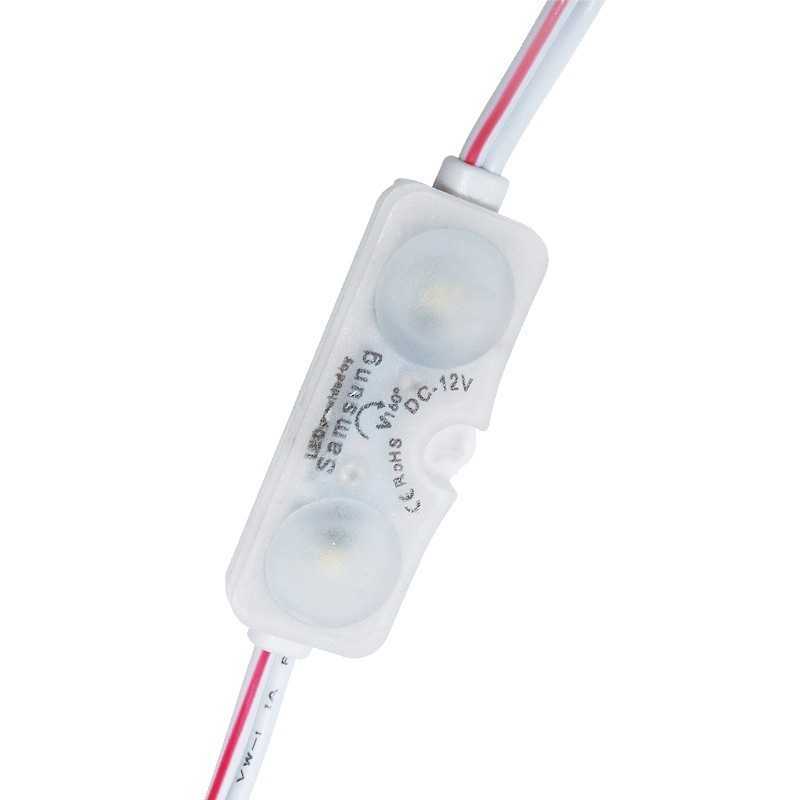 https://design-led.fr/ Chaîne de 20 Modules de 2 Leds Smd Samsung 12V Dc 1W 6000k 16,50&nbsp;€ 16,50&nbsp;€ LM7165