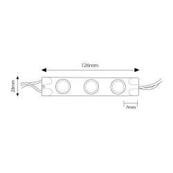 https://design-led.fr/ Chaîne de 20 Modules de 3 Leds Smd Sanan 220V Ac 3W 6000k 71,20&nbsp;€ 71,20&nbsp;€ LM7170