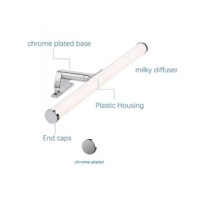 https://design-led.fr/ Applique LED miroir salle de bain 6W 4000K 22,20&nbsp;€ 22,20&nbsp;€ LE210-BN