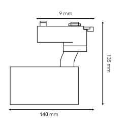 https://design-led.fr/ Spot Led Sur Rail 12W Noir Berna Monophasé 4500K 14,80&nbsp;€ 14,80&nbsp;€ LM3109