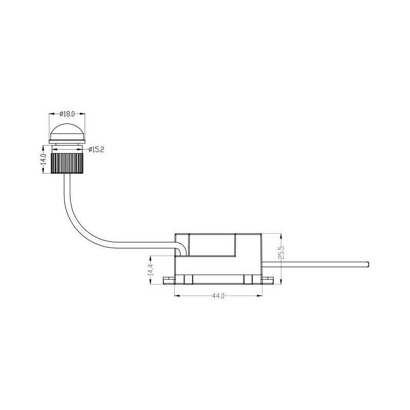 https://design-led.fr/ Capteur de mouvement PIR avec câble détecteur à encastré 14,20&nbsp;€ 14,20&nbsp;€ 4987-P1095