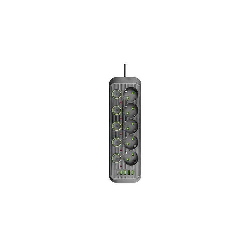 https://design-led.fr/ Rallonge Modi noire 5x230V + 5 x interrupteurs USB, LVT 6589 25,50&nbsp;€ 25,50&nbsp;€ 6589
