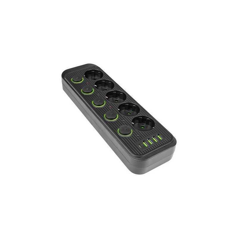 https://design-led.fr/ Rallonge Modi noire 5x230V + 5 x interrupteurs USB, LVT 6589 25,50&nbsp;€ 25,50&nbsp;€ 6589