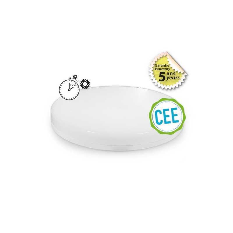 https://design-led.fr/ Plafonnier LED Rond Ø280 18W 4000K & Détecteur avec préavis d'extinction - GARANTIE 5 ANS IP54 99,30&nbsp;...