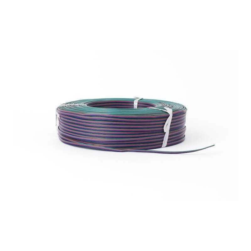 https://design-led.fr/ Câble LED 4 fils RGB 4X0.25mm vendue au ml 0,70&nbsp;€ 0,70&nbsp;€ LM2053-1ML