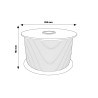 https://design-led.fr/ Câble Pour Les Rubans Led Unicolores Oxygène 2X0.5Mmm - 500 Mètres 273,20&nbsp;€ 273,20&nbsp;€ LM2050