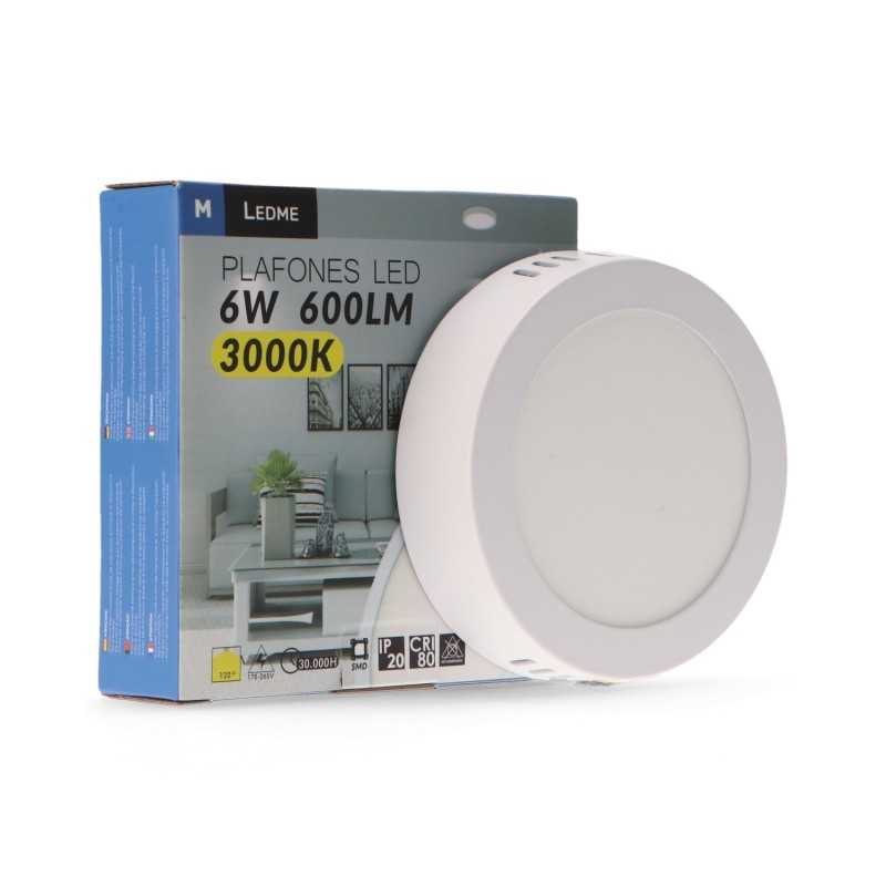 https://design-led.fr/ Plafonnier LED Saillie Rond Ø110 6w 4500k 7,60&nbsp;€ 7,60&nbsp;€ LM5290