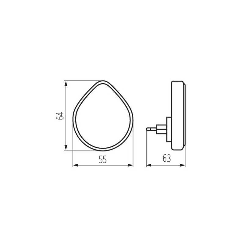 https://design-led.fr/ Veilleuse LED ULOV LED 2xUSB 0.5w 3000K 12,10&nbsp;€ 12,10&nbsp;€ 37396