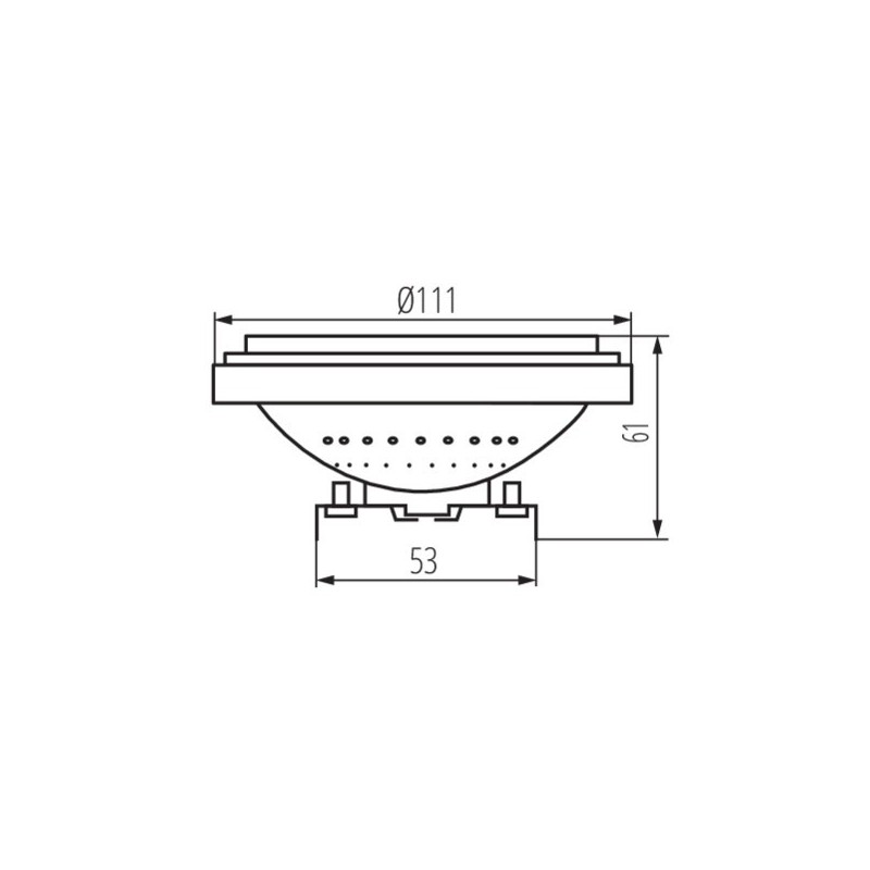 https://design-led.fr/ Ampoule LED QR G53 AR111 13W 2700K 24,00&nbsp;€ 24,00&nbsp;€ 35252