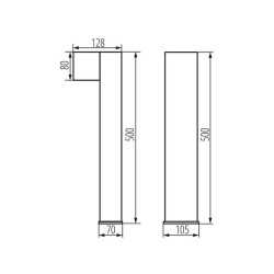 https://design-led.fr/ Potelet NOVIA 1X GU10 noir 55,70&nbsp;€ 38,99&nbsp;€ -30% 25661