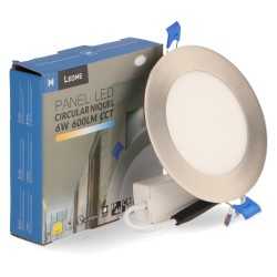 https://design-led.fr/ Dalle LED Ronde Extra-Plate 6W Nickel CCT Ø 120 mm 10,40&nbsp;€ 10,40&nbsp;€ LM5501