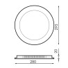 https://design-led.fr/ Dalle LED Ronde Extra-Plate 25W Nickel CCT Ø 295 mm 27,50&nbsp;€ 27,50&nbsp;€ LM5523
