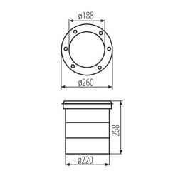 https://design-led.fr/ Spot LED Encastrable Sol Rond TURRO LED 3X15W 4000k IP67 216,80&nbsp;€ 216,80&nbsp;€ 18983
