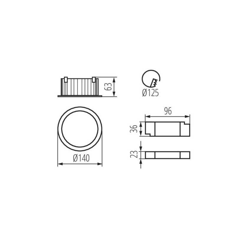 https://design-led.fr/ Downlight TIBERI PRO 20W 4000K IP 44/20 43,30&nbsp;€ 43,30&nbsp;€ 35670