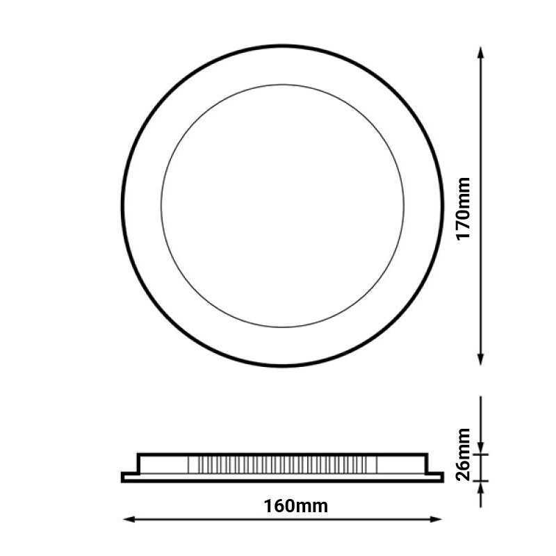 https://design-led.fr/ Downlight Led Circulaire Série Advance Ø160 18W CCT 13,30&nbsp;€ 13,30&nbsp;€ LM5003