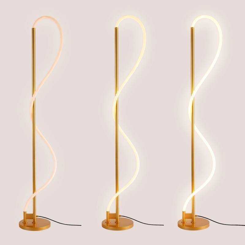 https://design-led.fr/ Lampadaire moderne à néon ondulant - Dimmable - 30W - 3000K 140,60&nbsp;€ 140,60&nbsp;€ L3081-D