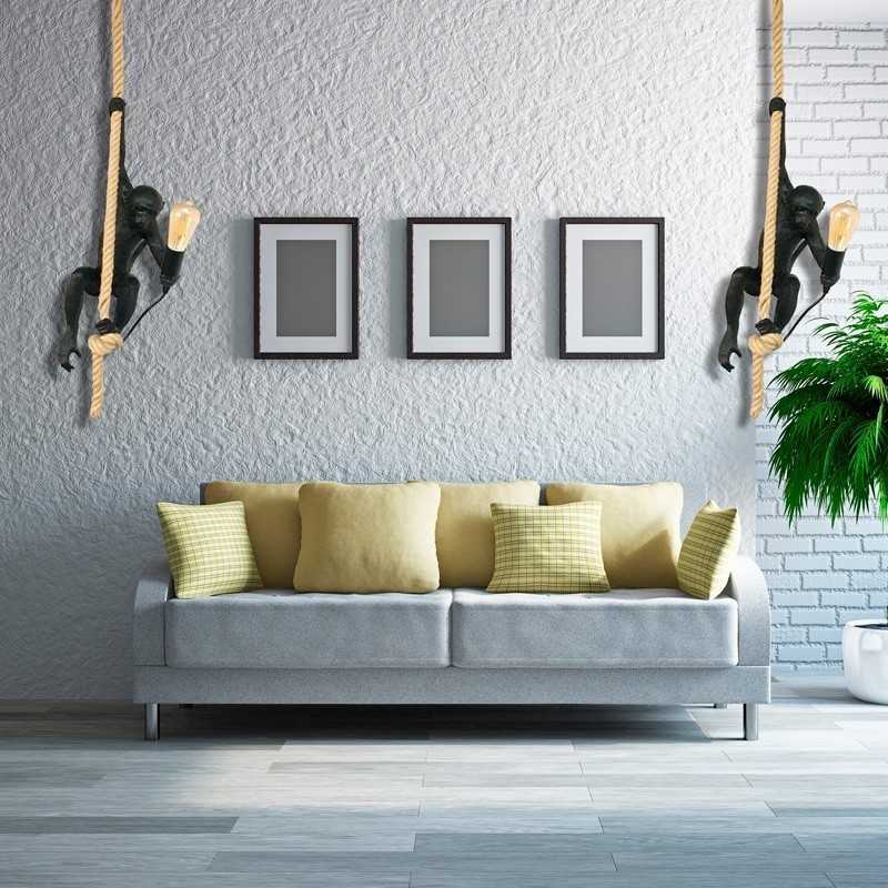 https://design-led.fr/ Suspension design singe - résine- E27 72,50&nbsp;€ 72,50&nbsp;€ L4032-C