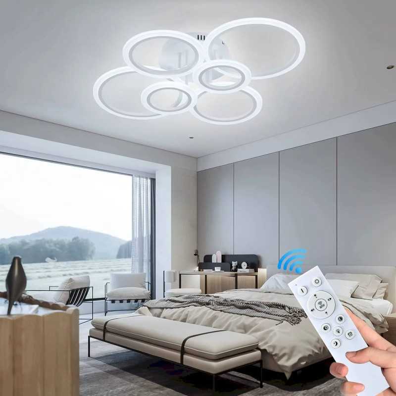 https://design-led.fr/ Lampe de Plafond Led Lunaire 55w CCT blanc dimmable par télécommande 157,00&nbsp;€ 157,00&nbsp;€ A2606