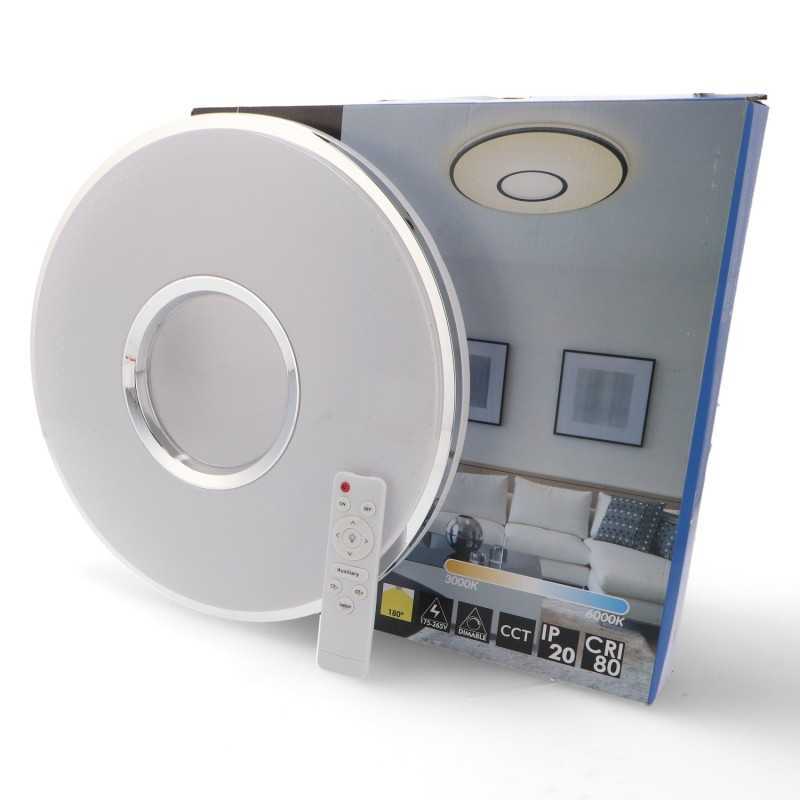 https://design-led.fr/ Plafonnier Led Cct Circulaire Bari 40W dimmable par télécommande 40,80&nbsp;€ 40,80&nbsp;€ LM8232