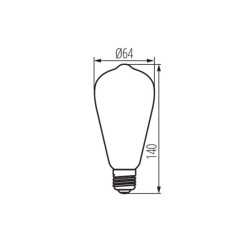 https://design-led.fr/ Ampoule LED XLED ST45 A E27 Filament 4W 2700k 13,20&nbsp;€ 13,20&nbsp;€ 26047