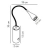 https://design-led.fr/ Mento applique Blanc 3W 3000K 68,90&nbsp;€ 68,90&nbsp;€ 75531001